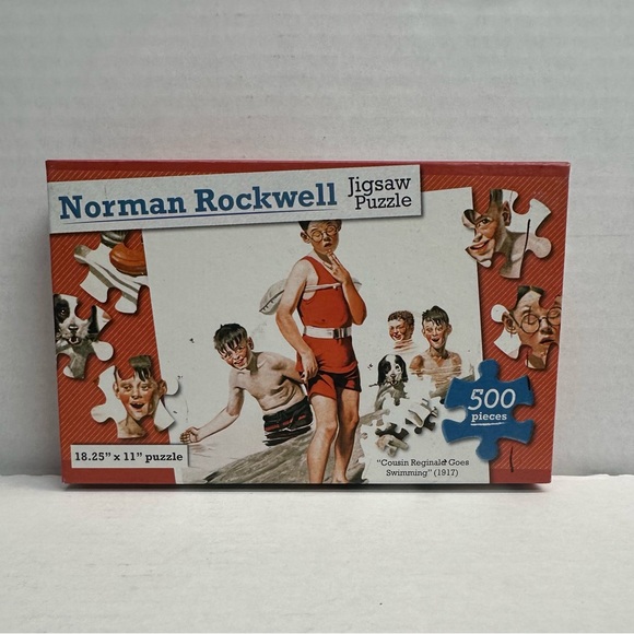 Norman Rockwell | Games | Norman Rockwell Jigsaw Puzzle 50 Piecescousin ...